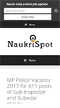 Mobile Screenshot of naukrispot.com